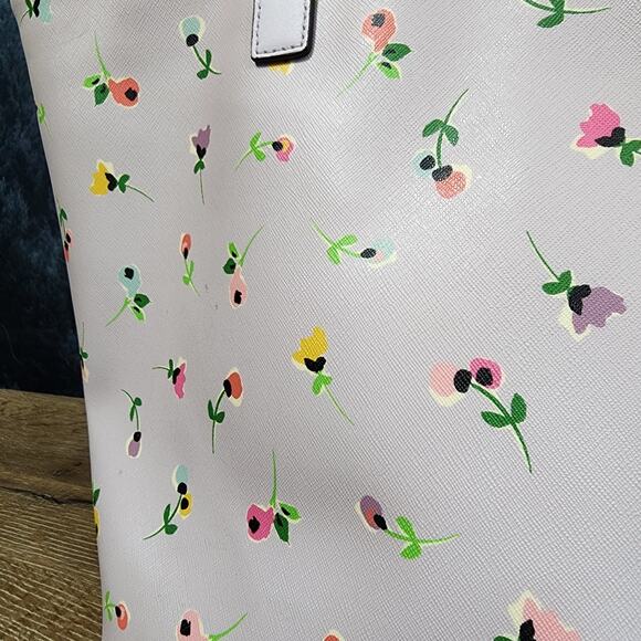 Kate Spade Shore Street Wild Flower Ditsy Margaretta Tote Bag / Purse - Picture 5 of 16